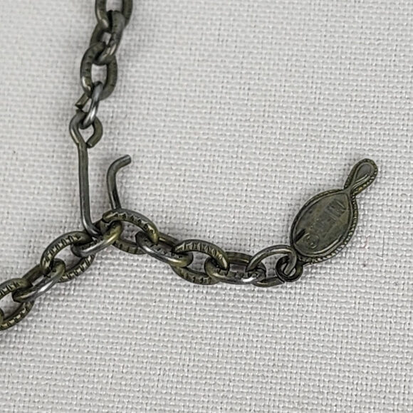 Vintage Sarah Coventry Floral Chain Tassel Pendant Necklace - Picture 5 of 8